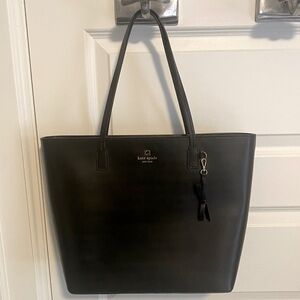 Kate Spade Sawyer Street Tori Black Smooth Leather Tote Shoulder Handbag